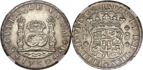 Ferdinand VI 8 Reales 1750 Mo-MF MS62 NGC, Mexico City mint, KM104.1. Struck from somewhat worn dies, but still a clear Mint State example with light ...