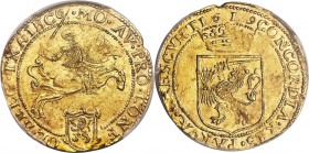 Utrecht. Provincial gold Cavalier d'Or 1619 MS62 PCGS, KM15, Fr-286. Flashy luster and good strike, and particularly nice example of this early gold t...
