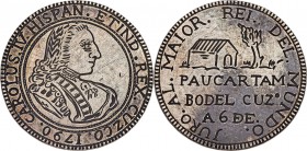 Cuzco. Charles IV Hand-Engraved silver Proclamation Medal 1790 AU (scratches, hairlines), 21.60gm. Obv Armored bust of Charles IV right with legend, "...
