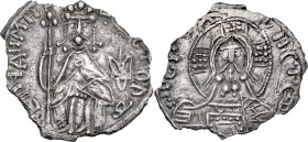 Grand Principality of Kiev. Vladimir I, the Great (980-1015) silver Srebrennik ND XF (scratch, edge chips), S&S Type I, 12-1 (same dies). 24mm. 2.22gm...