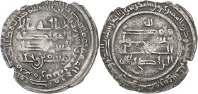 Wajihids. Yûsuf ibn Wajîh, 314-332 H./925-943 AD. 

Silver Dirham 325 H., ‘Umân. Without mention of heir. 2,66g. SICA 10. 464; Doran p. 131; Album 116...