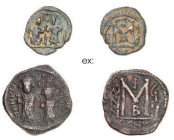 Arab-Byzantine coins. 

Lot of 193 AE coins mostly with indications of mints in Palestine and al-Urdunn, among which Skythopolis/Baysân (many of large...