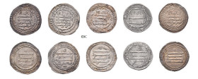 Abbasids. 

Lot of 51 silver Dirhams comprising 10 of the first period 132-218 H (including Armînâ 146 H., otherwise Madînat as-salâm and al-Muhammadî...