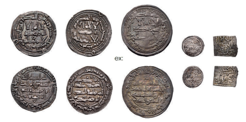 Spanish Umayyads and descendant dynasties. 

Lot of 20 silver coins including 17...