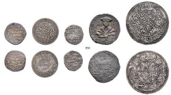 Fatimids, Ayyubids and Mamluks

Lot of 21 coins including one Fatimid silver 1/2 Dirham, al-Hâkim bi’amrillâh 386-411 H./996-1021 AD., 2 Ayyubid silve...