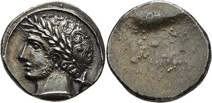 Etruria, Populonia

10 Asses circa 300-250 BC. Laureate mal head to left, X (mar...