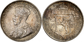 British Colony , George V, 1910-1936.

18 Piastres 1921, London. Crowned bust left / Crowned arms, date and denomination. 11,30g. KM 14.

NGC MS63...