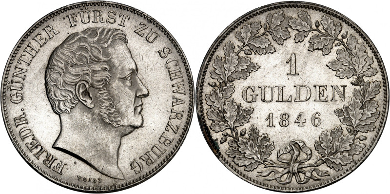 Schwarzburg-Rudolstadt, Friedrich Günther, 1807-1867

Gulden 1846. Head right ...