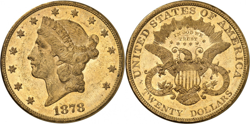 20 Dollars 1878. 33,42g. Fr. 177.

Good extremely fine.