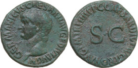 Germanicus (died 19 AD). AE As. Rome mint. Struck under Caligula, 40-41. Obv. GERMANICVS CAESAR TI AVG F DIVI AVG N. Bare head left. Rev. C CAESAR DIV...