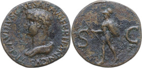 Britannicus, son of Claudius and Messalina (died 55 AD). AE 'Sestertius'. Later fabrication, most likely 19th or 20th century. Obv. TI CLAVDIVS CAESAR...