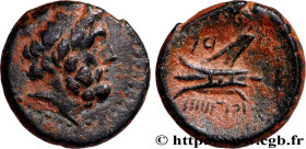 PHOENICIA - ARADOS
Type : Hemichalque 
Date : 206-51 AC. 
Mint name / Town : Arados, Phénicie 
Metal : bronze 
Diameter : 17  mm
Orientation dies : 12...