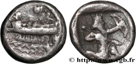 PHOENICIA - SIDON
Type : 1/32 de shekel 
Date : an 3 
Mint name / Town : Sidon, Phénicie 
Metal : silver 
Diameter : 7  mm
Orientation dies : 6  h.
We...