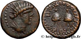 NERO
Type : Bronze 
Date : an 379 
Mint name / Town : Tripolis, Phénicie  
Metal : copper 
Diameter : 15,5  mm
Orientation dies : 12  h.
Weight : 3,82...