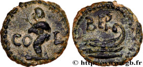 TRAJANUS
Type : Petit bronze 
Date : c. 114-117 
Mint name / Town : Berytus, Phénicie 
Metal : copper 
Diameter : 13  mm
Orientation dies : 1  h.
Weig...