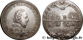 HENRY III
Type : Médaille, Édit d’Union de juillet de 1588 
Date : 1588 
Metal : silver 
Diameter : 44,5  mm
Weight : 38,96  g.
Edge : lisse 
Puncheon...