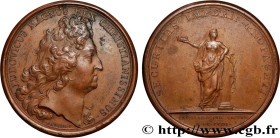 LOUIS XIV "THE SUN KING"
Type : Médaille, Prise de Charleroi 
Date : 1693 
Metal : copper 
Diameter : 41  mm
Engraver : MAUGER Jean (1648-1712)  
Weig...