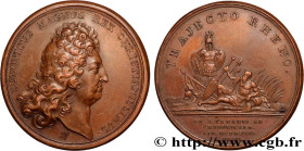 LOUIS XIV "THE SUN KING"
Type : Médaille, Bataille de Friedlingen 
Date : 1702 
Metal : copper 
Diameter : 41,5  mm
Engraver : DOLLIN Jean  
Weight : ...