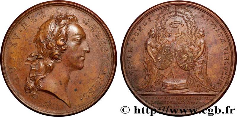 LOUIS XV THE BELOVED
Type : Médaille, Mariage de Marie-Thérèse et Louis de Franc...