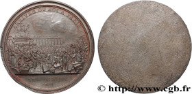 LOUIS XVI
Type : Médaille uniface, Arrivée du Roi à Paris 
Date : 1789 
Mint name / Town : 75 - Paris 
Metal : alloy 
Diameter : 81,5  mm
Engraver : A...
