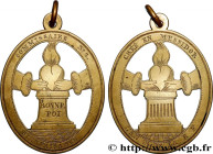 PREMIER EMPIRE / FIRST FRENCH EMPIRE
Type : Médaille, Insigne d’un commissaire de bienfaisance 
Date : 1804 
Metal : brass 
Diameter : 61,5  mm
Weight...