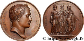 PREMIER EMPIRE / FIRST FRENCH EMPIRE
Type : Médaille, Occupation des trois capitales 
Date : 1806-1807 
Metal : copper 
Diameter : 40  mm
Engraver : A...