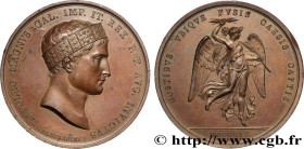PREMIER EMPIRE / FIRST FRENCH EMPIRE
Type : Médaille, Victoire de Wagram 
Date : 1809 
Quantity minted : --- 
Metal : copper 
Diameter : 42  mm
Engrav...