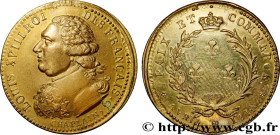 LOUIS XVIII
Type : Médaille, Paix et commerce 
Date : 1814 
Metal : gilt copper 
Diameter : 23  mm
Weight : 5,43  g.
Edge : lisse 
Puncheon : sans poi...