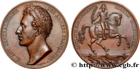 LOUIS XVIII
Type : Médaille, Restauration du trône d’Espagne 
Date : 1823 
Metal : copper 
Diameter : 50  mm
Engraver : CAUNOIS François Augustin (178...