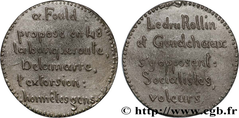 SECOND REPUBLIC
Type : Médaille, Proposition d’Achille Fould, Opposition de Ledr...