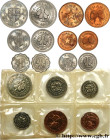 GHANA
Type : Coffret proof 
Date : 1967 
Quantity minted : 100 
Diameter : 25,50  mm
Edge : striée 
Commentary : Depuis 1965, le Cedi est la monnaie o...