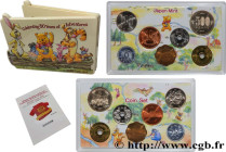 JAPAN
Type : Série 6 monnaies FDC + 1 jeton - 80th anniversaire de Winnie l’Ourson 
Date : 2006 
Quantity minted : 105200 
Orientation dies : 6  h.
Ca...