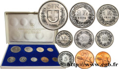 SWITZERLAND
Type : Série 9 Monnaies - Série UNION BANQUES SUISSES 
Date : 1974-75 
Quantity minted : --- 
Commentary : Contient 9 monnaies : - 1 et 2 ...