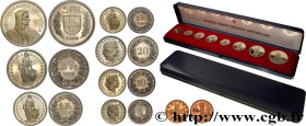 SWITZERLAND
Type : Série Flan Bruni Proof 8 Monnaies 
Date : 1979 
Quantity minted : 10150 
Commentary : Contient 8 monnaies : - 1 Centime en bronze -...