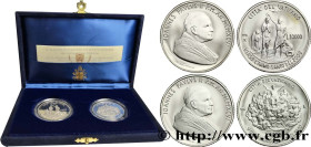 VATICAN AND PAPAL STATES
Type : Coffret (Proof) 2 monnaies - Jean-Paul II / le baptême du Christ par Saint Jean Baptiste / l’enseignement du Christ 
D...