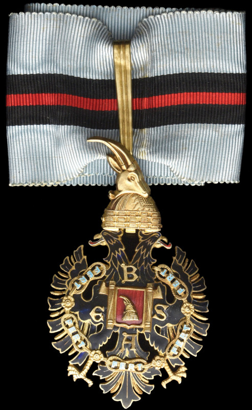 Albania, Order of Besa, Italian Occupation Issue, Commander’s neck badge, by E. ...