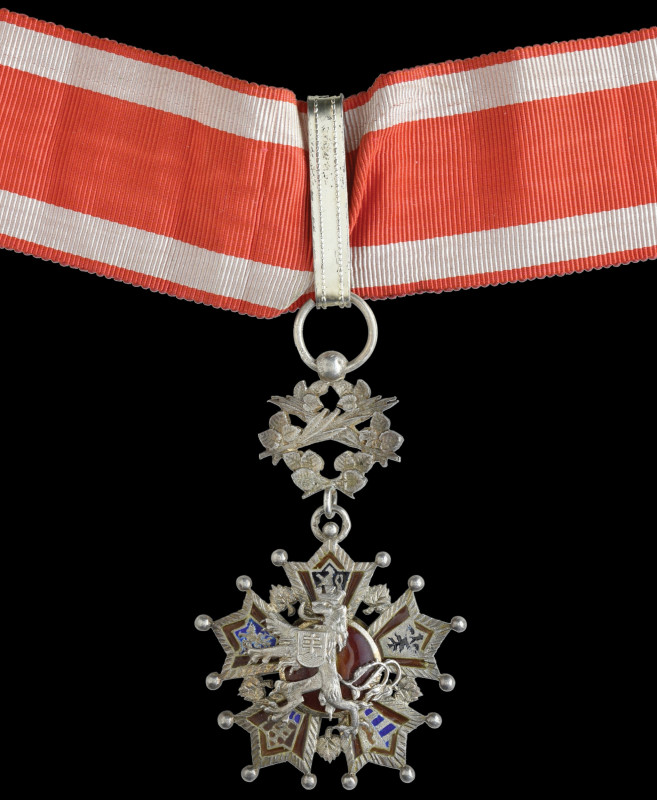 Czechoslovakia, Order of the White Lion, Civil Division, Commander’s neck badge,...