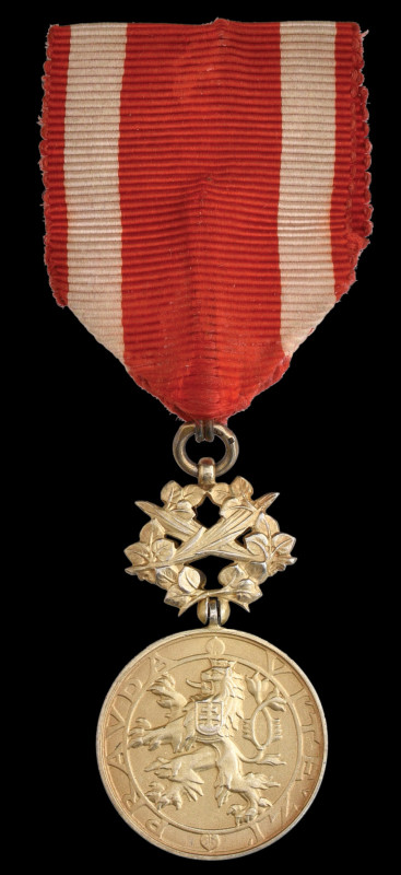 Czechoslovakia, Order of the White Lion, Civil Division, First Class Gold Medal,...