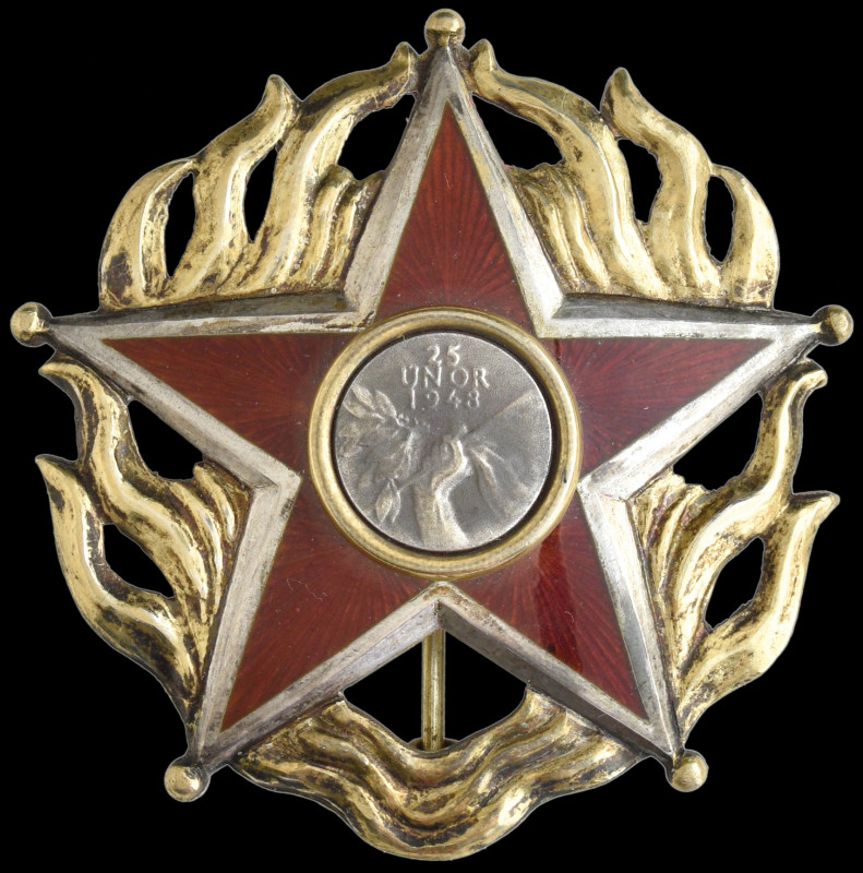 Czechoslovakian Socialist Republic, Order of the 25 February 1948, First class b...