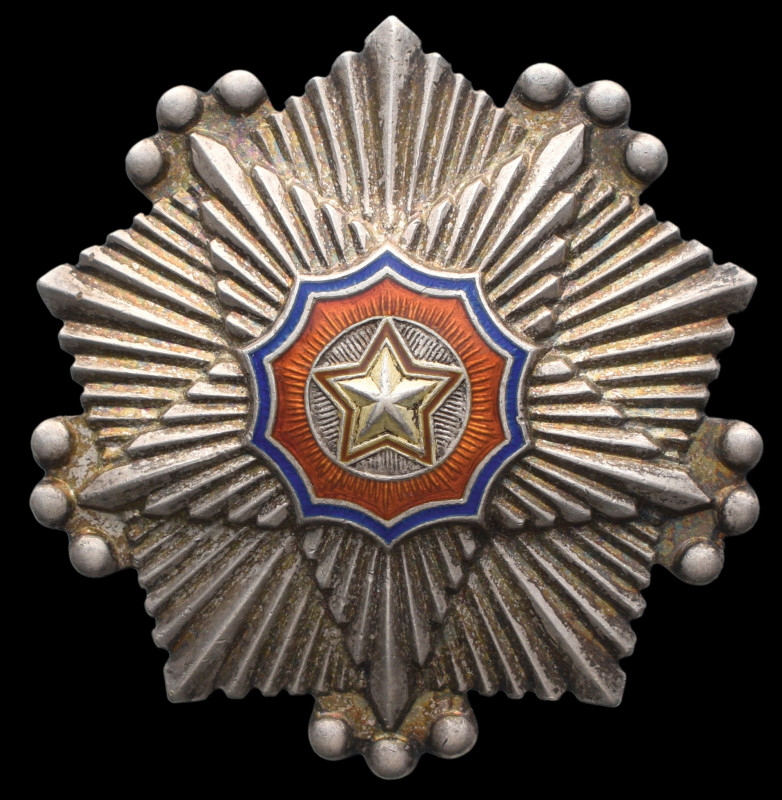 North Korea, Order of the National Flag, Third Class breast star, type 2, of Sov...