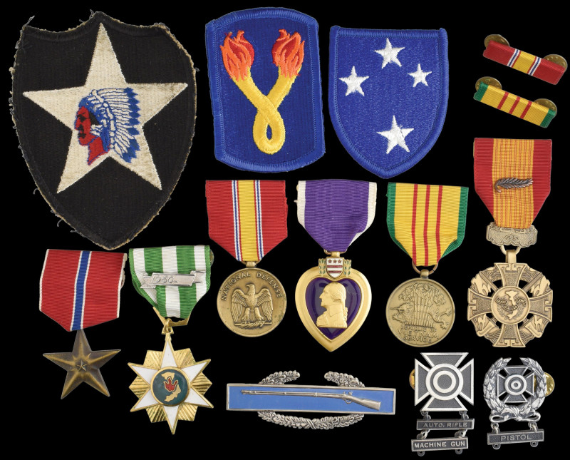 United States of America, Vietnam War Casualty Group of 6 awarded to Robert Dary...