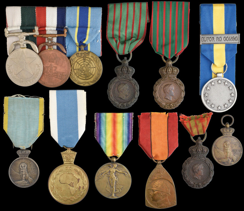 Miscellaneous World Medals (13), France, St Helena Medal 1857 (3); Belgium, Grea...