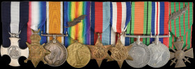 The Excellent ‘9 Victory’ Great War Ace’s D.S.C. Group of 9 awarded to the ‘Mad Major’ Christopher Draper, R.A.F., late R.N.A.S., who engaged and woun...