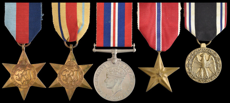 The Extremely Rare WW2 ‘Great Escape’ Interest, American P.O.W. Medal & Bronze S...