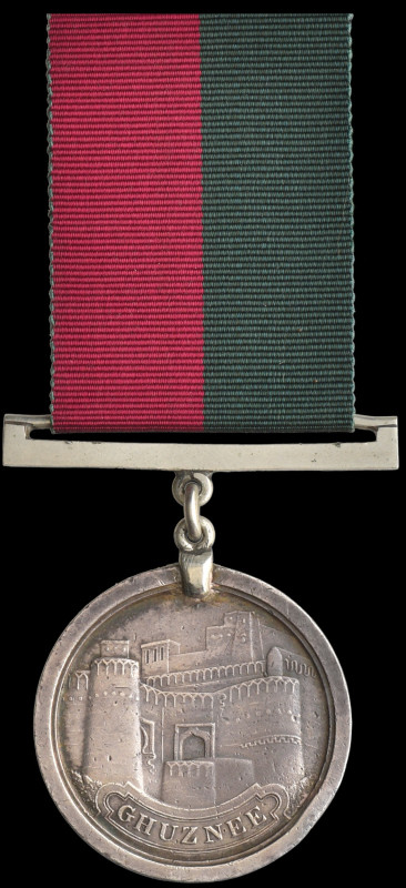 Ghuznee, 1839, with contemporary replacement silver straight bar suspension, rev...