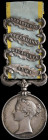 Crimea, 1854-56, 4 clasps, Alma, Balaclava, Inkermann, Sebastopol (J. Cottam. 13th Lt Dragoons.), officially impressed, toned, ex brooch mount with as...