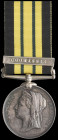 Ashantee, 1873-74, single clasp, Coomassie (W. Johnson, Gunr Rl M.A. H.M.S. Active), old dark toning, extremely fine gunner William Johnson is confirm...