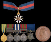 The C.M.G. Group of 7 awarded to Surgeon Lieutenant-Colonel C.W. Owen, comprising: The Most Distinguished Order of St Michael and St George, Companion...