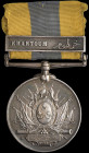 Khedive's Sudan, 1896-1908, single clasp, Khartoum (3592 Pte. G. Adams 21st Lcrs), engraved in large upright capitals, dark old tone, almost extremely...