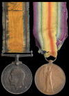 A Great War ‘Somme K.I.A.’ Pair awarded to Lieutenant Edgar Frederick Bewes Haydon, 51 Battery, Royal Field Artillery, who was killed in action on 19 ...